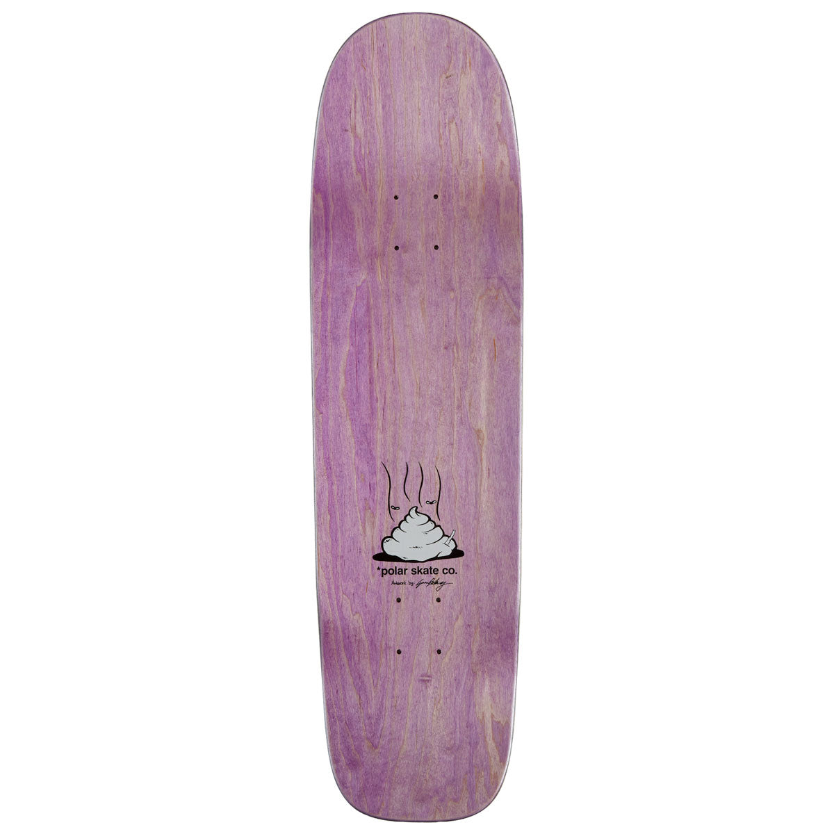 Polar Nick Boserio Useless Wooden Dog P1 Shape Skateboard Deck - Yellow - 8.625