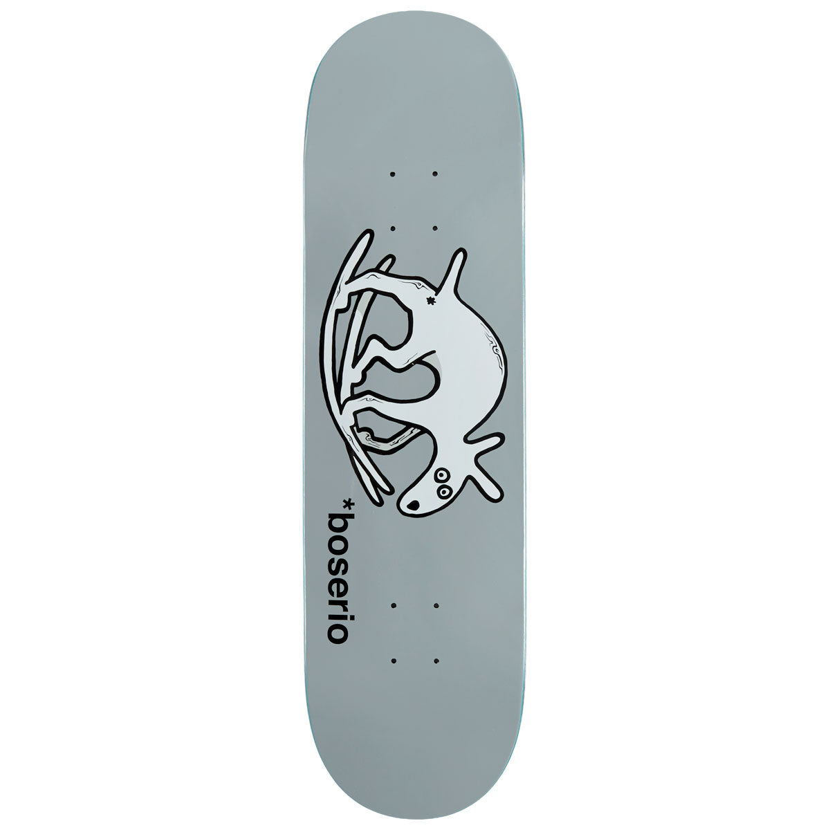 Polar Nick Boserio Useless Wooden Dog Skateboard Deck - Grey - 8.625
