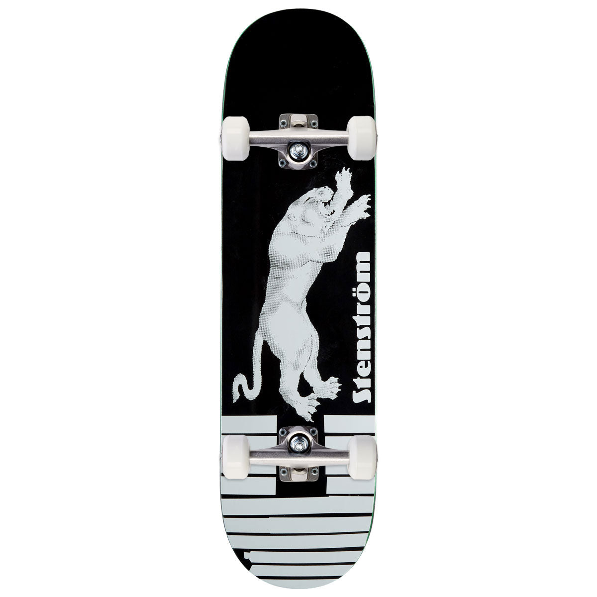 Polar David Stenström Tape & Panther Skateboard Complete - Black - 8.375