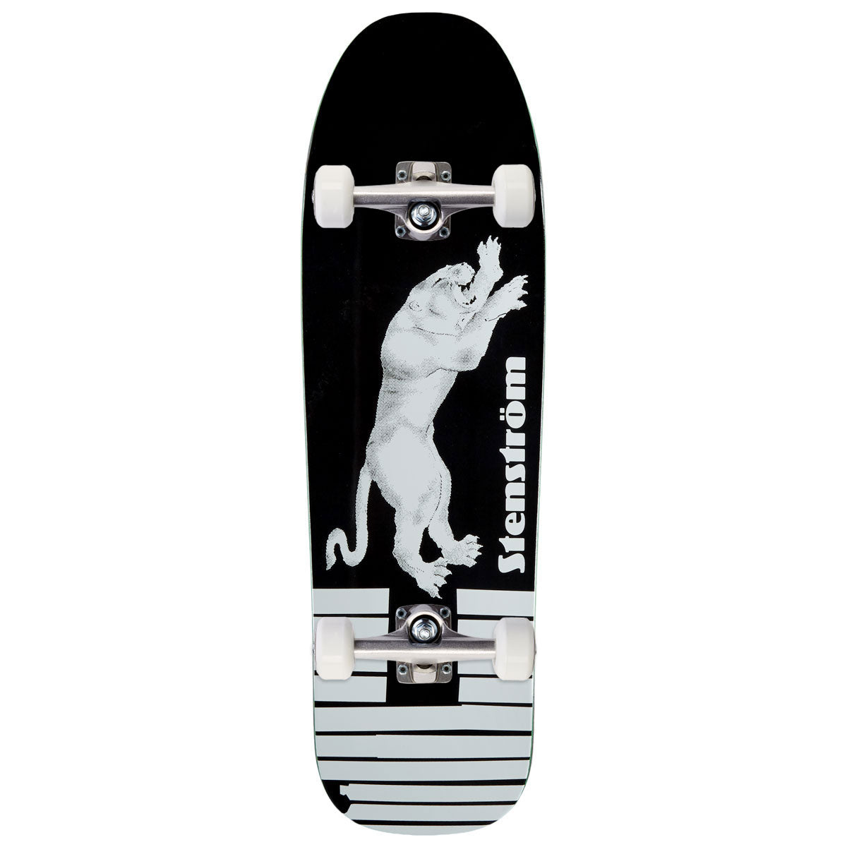 Polar David Stenström Tape & Panther D1 Shape Skateboard Complete - Black - 9.25