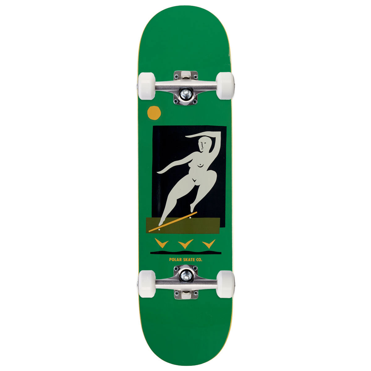 Polar BS Smith Team Skateboard Complete - Green - 8.25