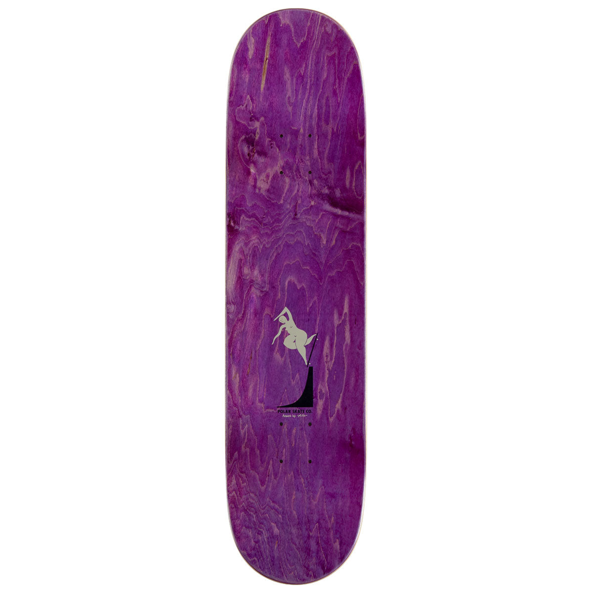 Polar Oskar Rozenberg BS Noseblunt Skateboard Deck - Burnt Red - 8.00