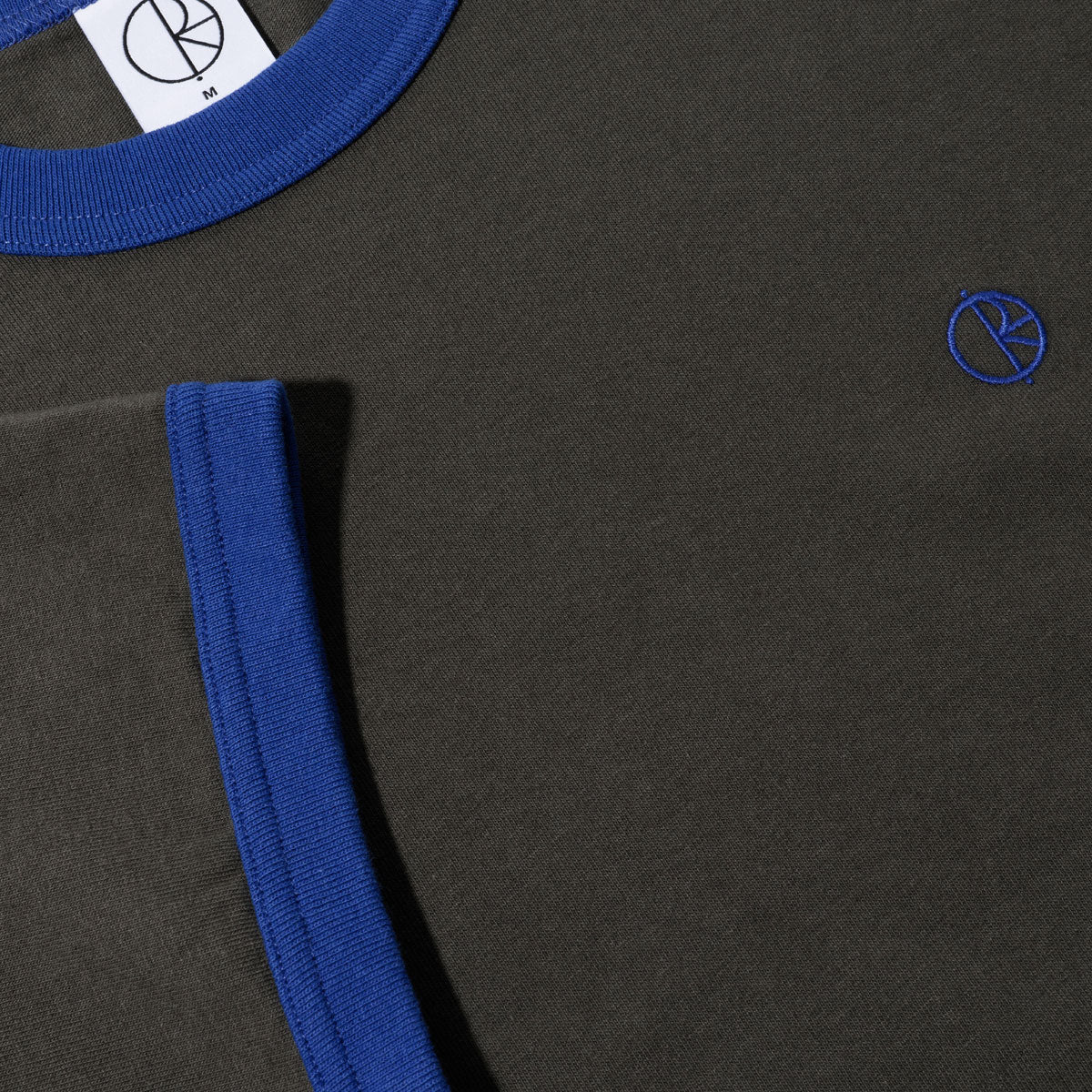 Polar Ringer T-Shirt - Dirty Black/Egyptian Blue image 1