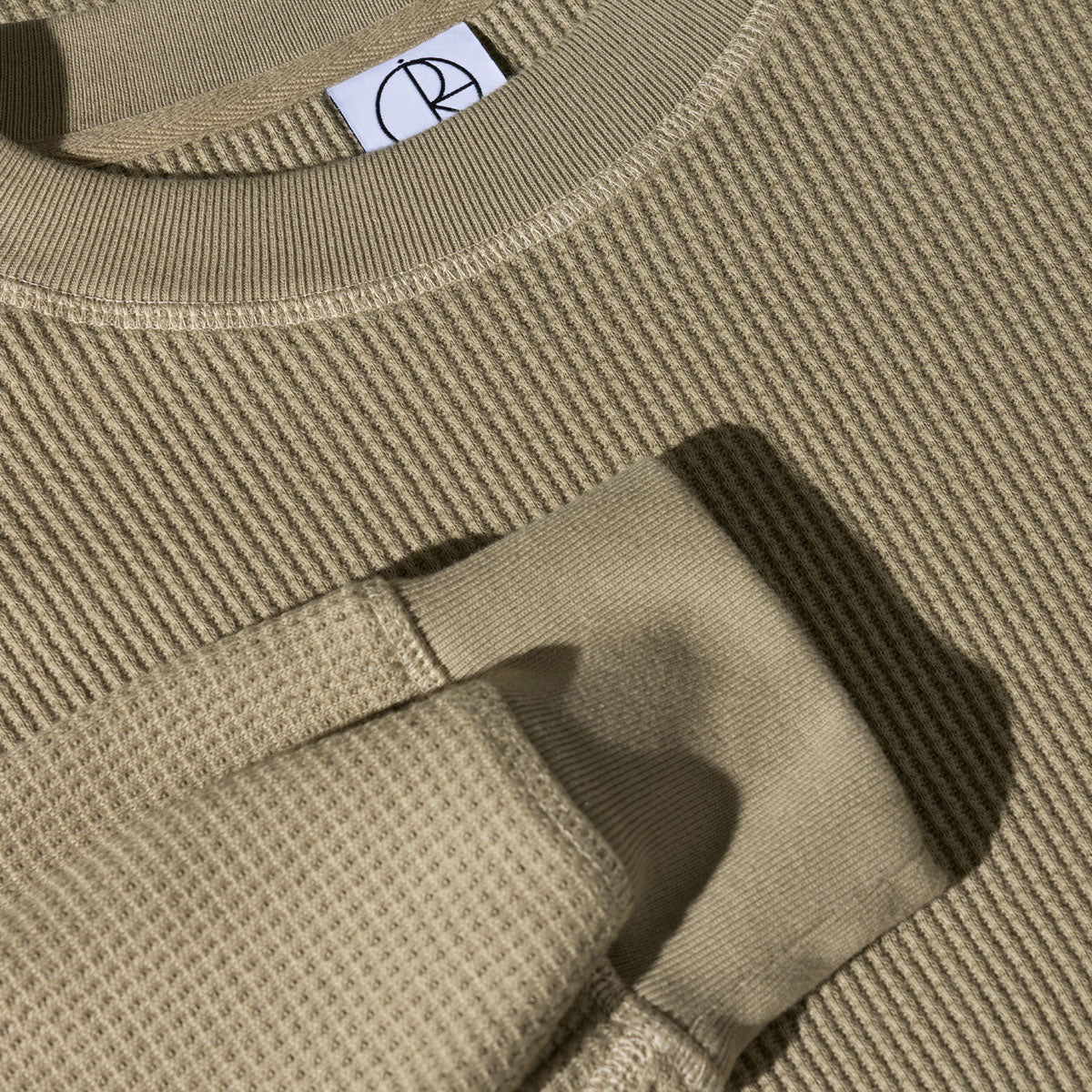 Polar Dylan Long Sleeve T-Shirt - Khaki Green/Taupe image 3