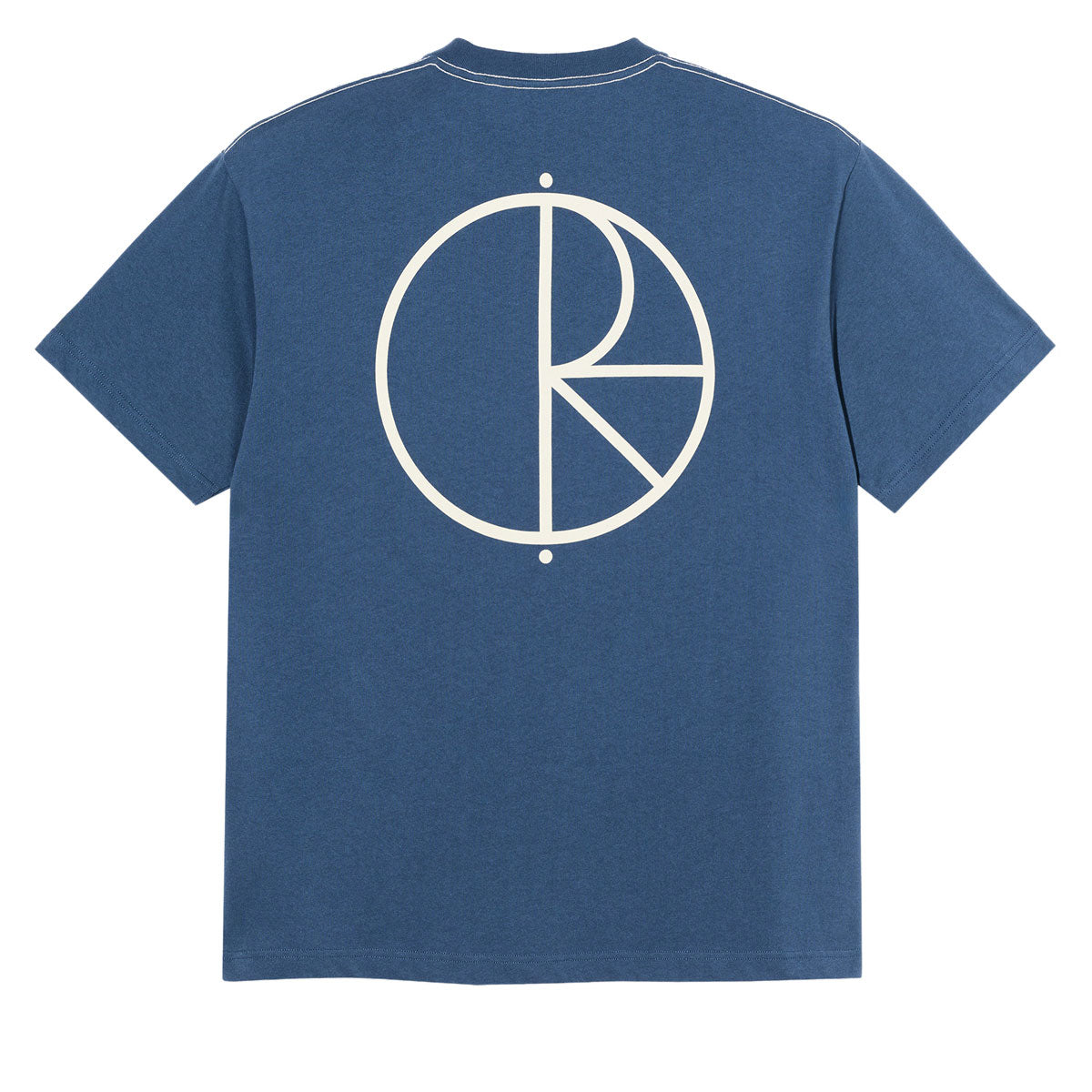 Polar Stroke Logo Contrast T-Shirt - Grey Blue image 1