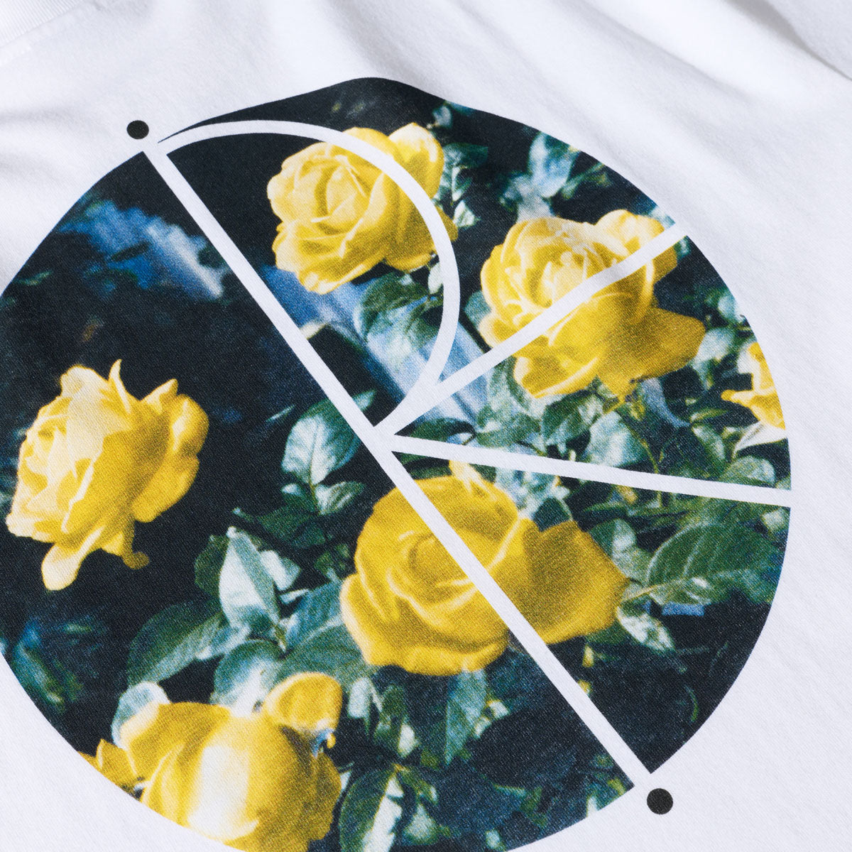 Polar Martas Roses Fill Logo T-Shirt - White image 3