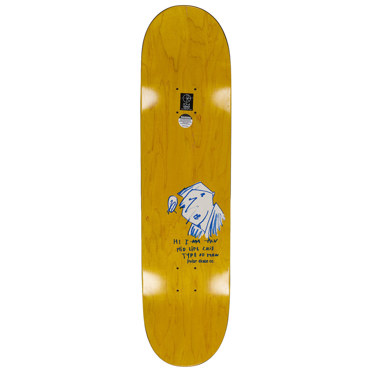 Polar Tied Up Team Skateboard Complete - 8.75
