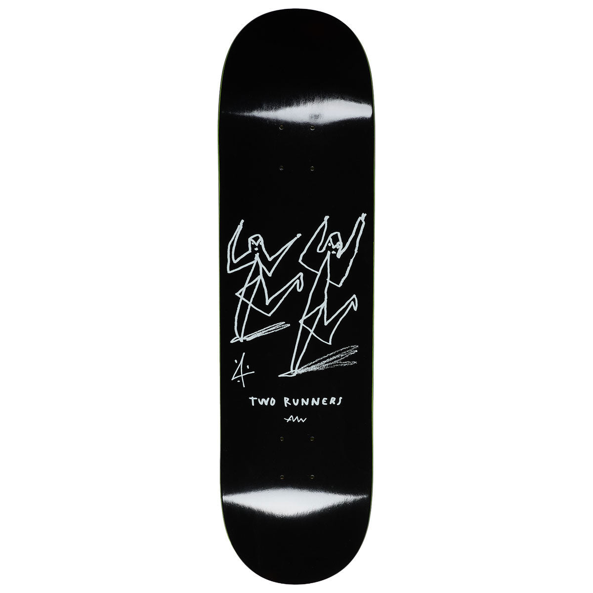 Polar Two Runners Team Skateboard Deck - 8.375