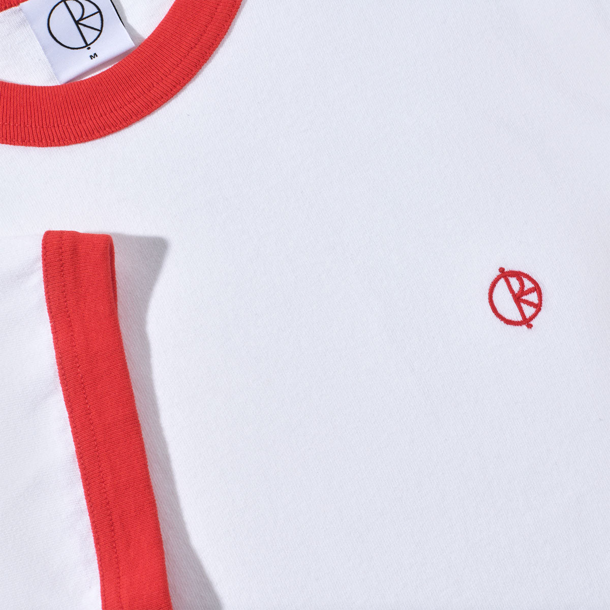 Polar Ringer T-Shirt - White/Red image 2