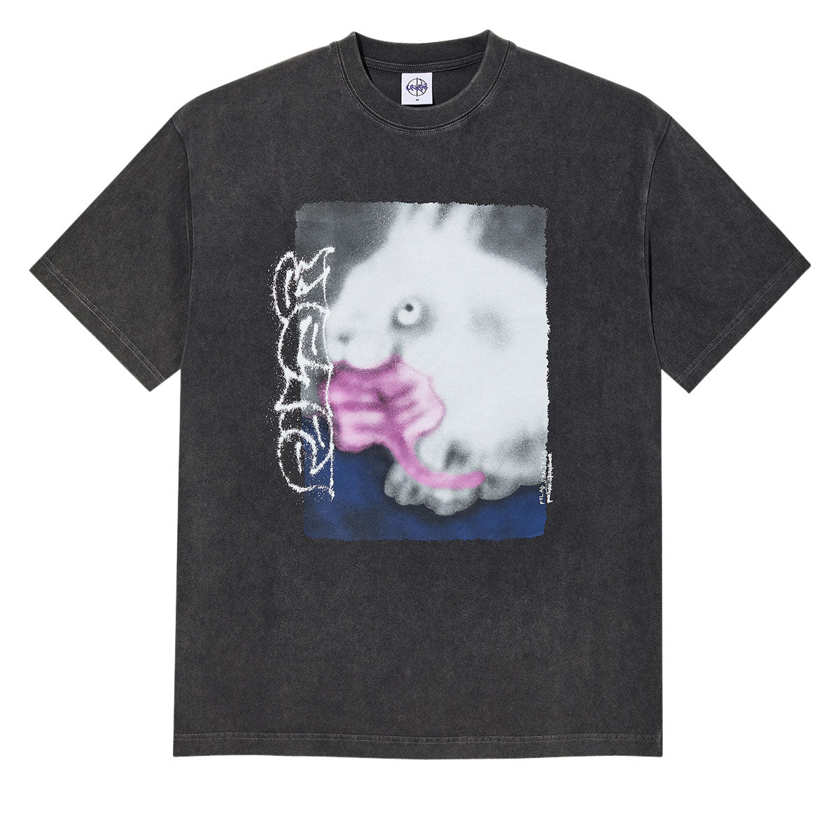 Polar Rabbit T-Shirt - Silver Black image 1