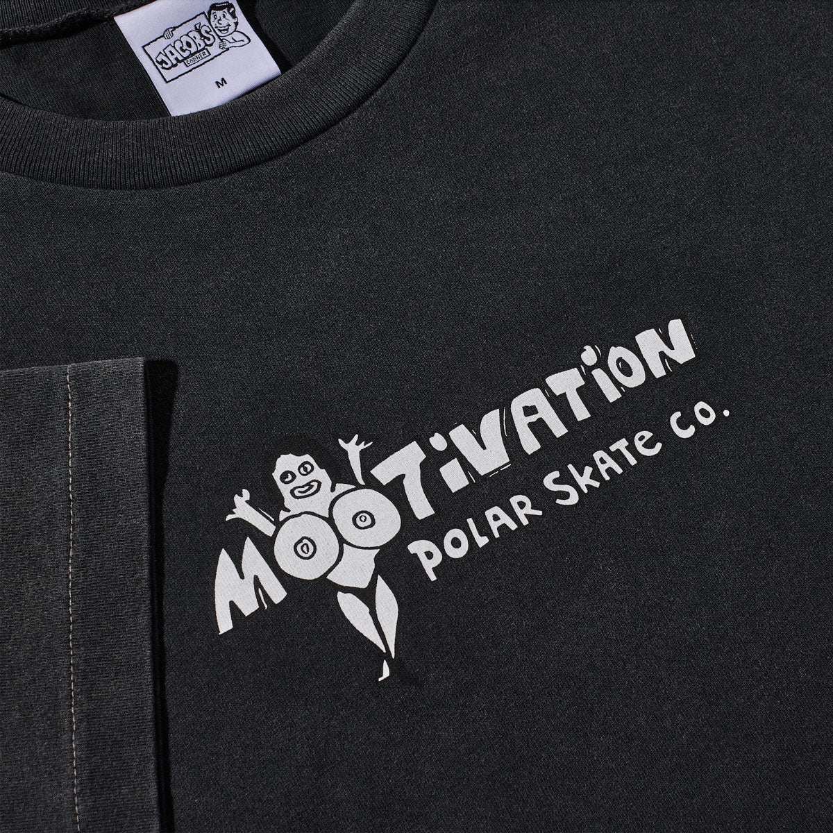 Polar Motivation Band T-Shirt - Silver Black image 2