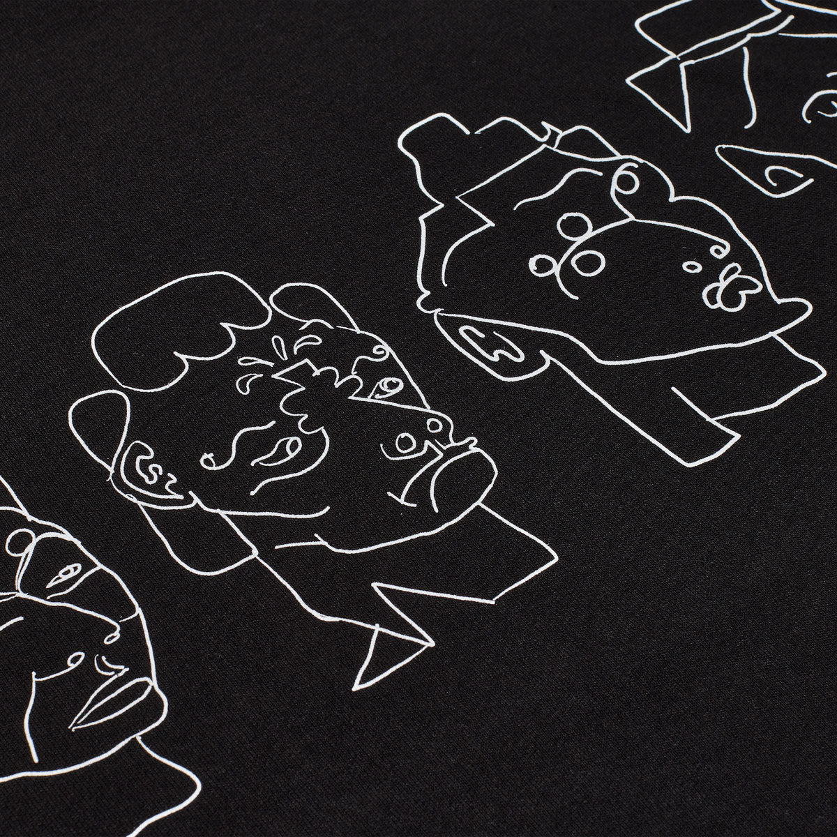 Polar 8 Heads Contrast T-Shirt - Black/White image 4