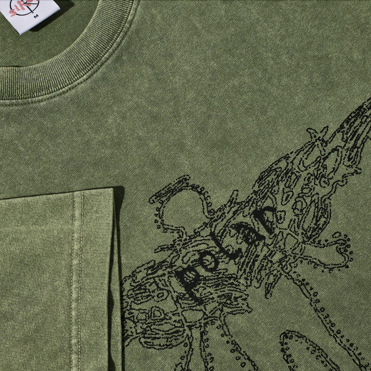 Polar Soul Acid T-Shirt - Army Green image 2