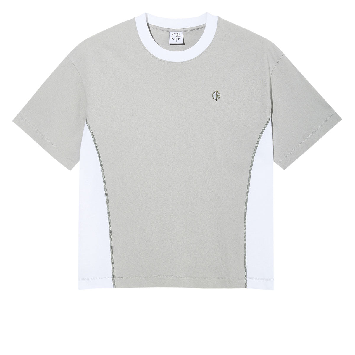 Polar Surf Panel T-Shirt - Silver/White image 1