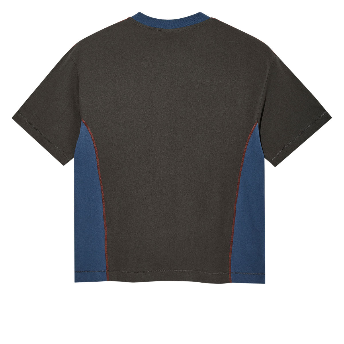 Polar Surf Panel T-Shirt - Dirty Black/Grey Blue image 2