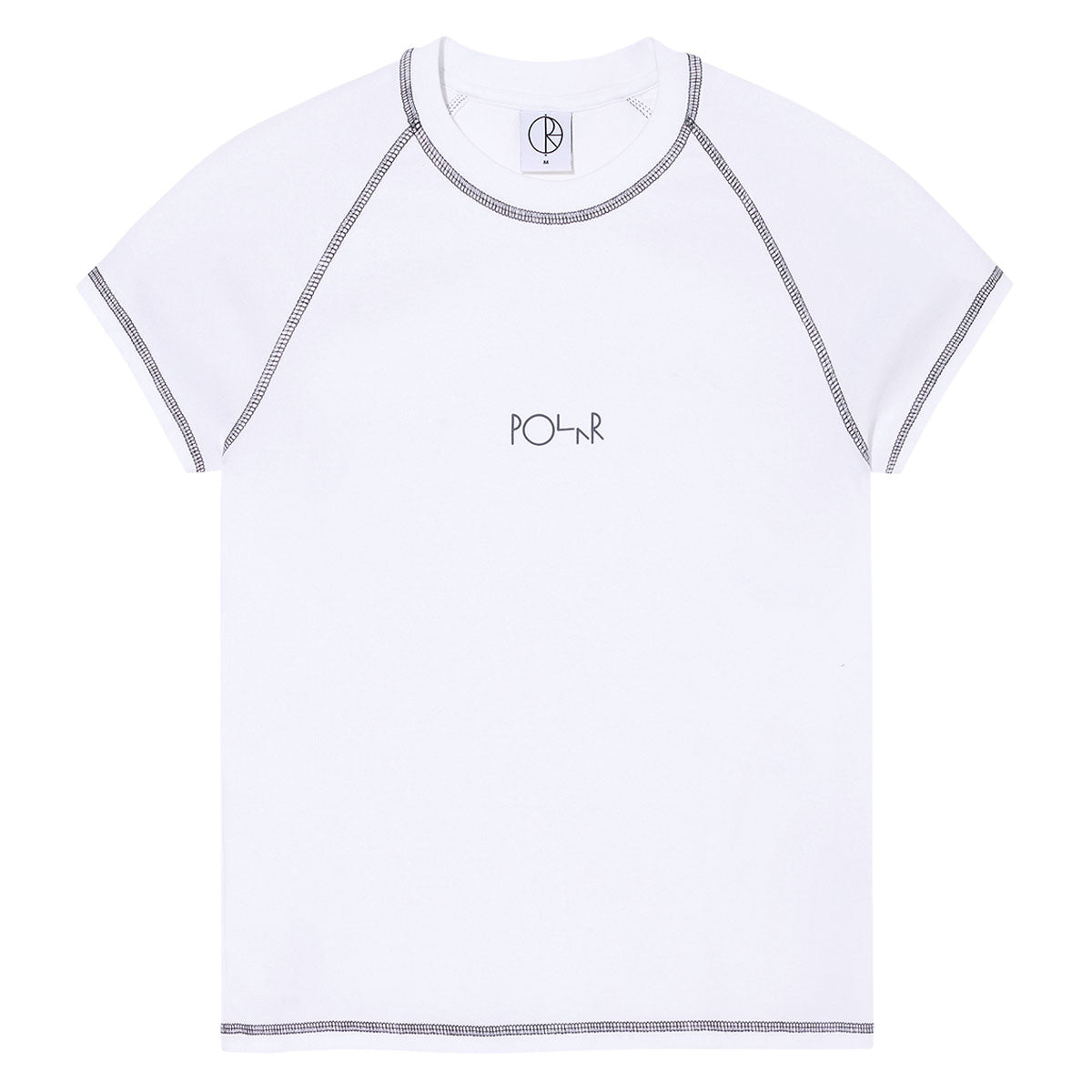 Polar Womens Script Logo Baby T-Shirt - White/Graphite image 1