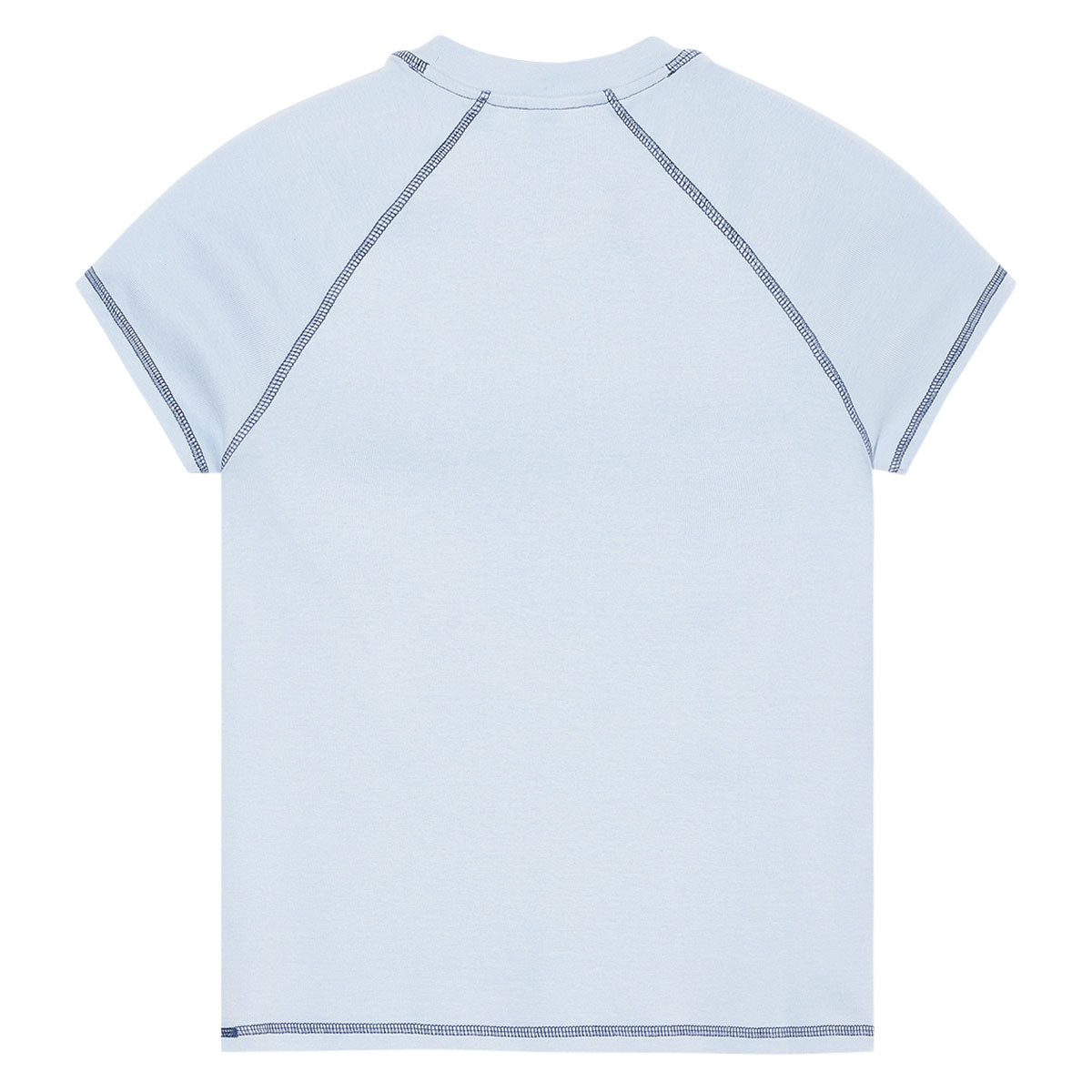 Polar Womens Script Logo Baby T-Shirt - Light Blue/Dark Blue image 2