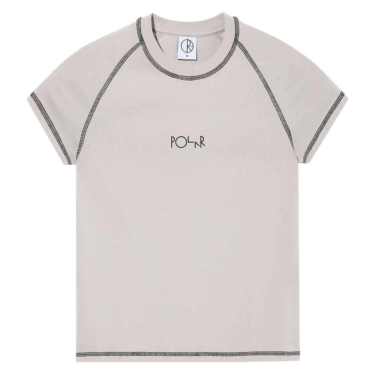 Polar Womens Script Logo Baby T-Shirt - Grey/Black image 1