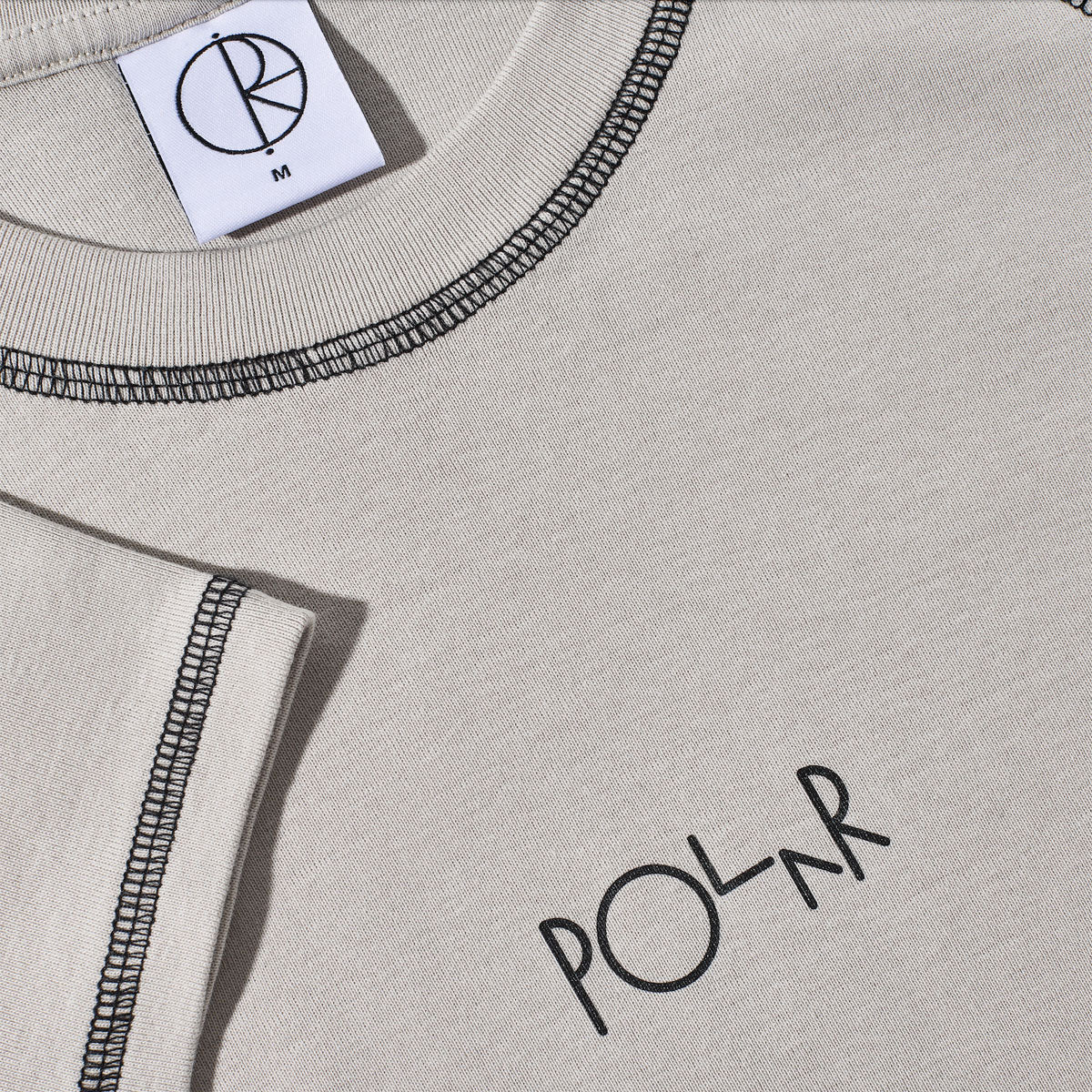 Polar Womens Script Logo Baby T-Shirt - Grey/Black image 3