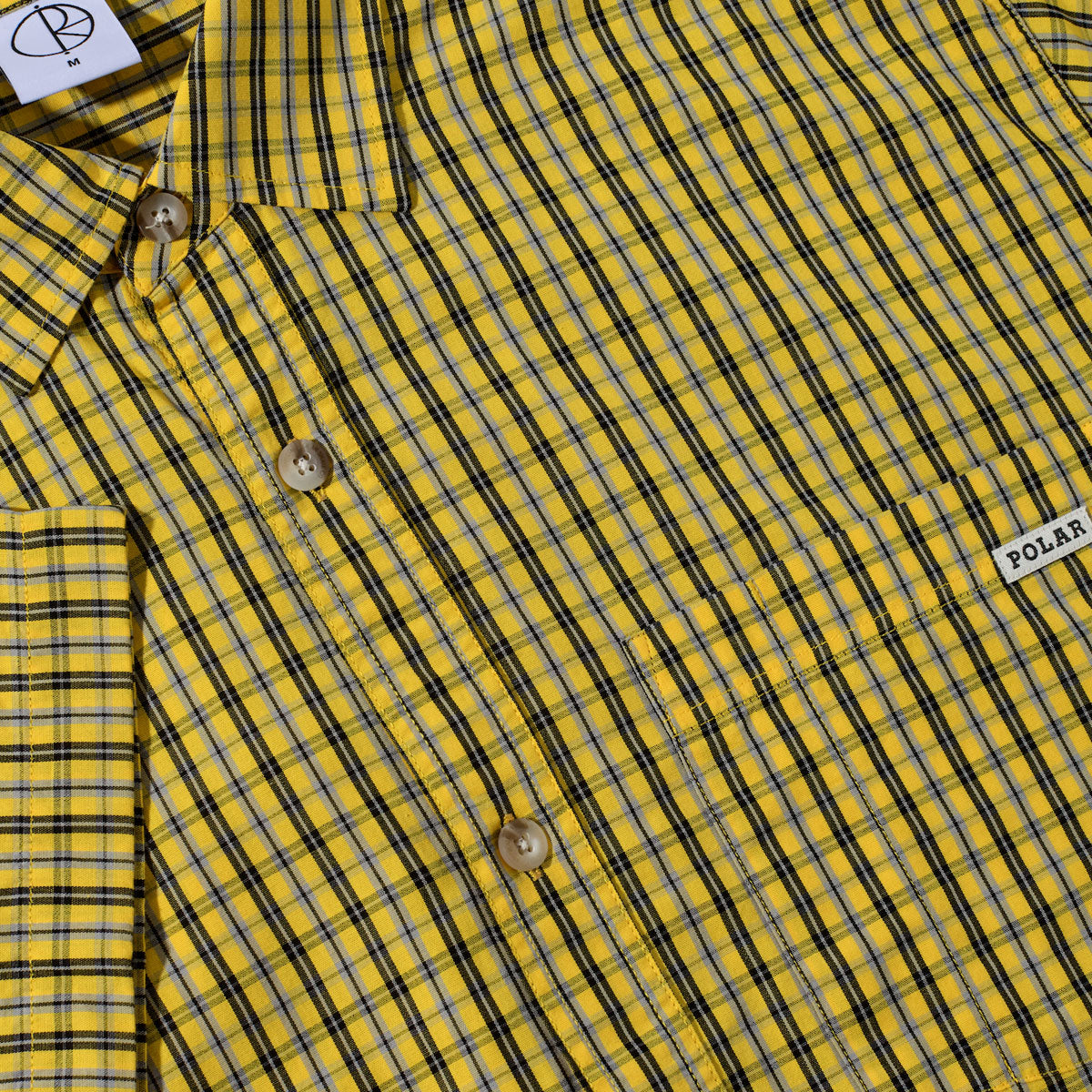 Polar Mitchell Shirt - Lemon/Black image 2