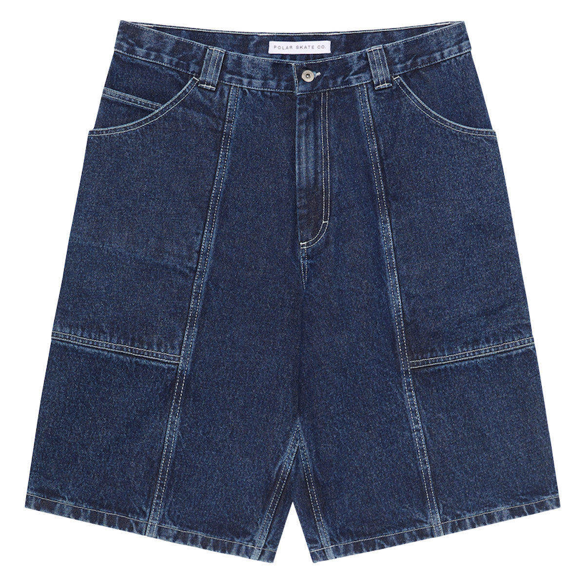 Polar Jiro Shorts - Dark Blue/White Stitching image 1