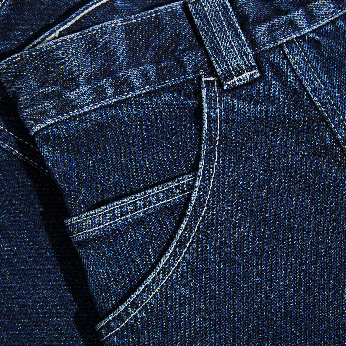 Polar Jiro Shorts - Dark Blue/White Stitching image 3