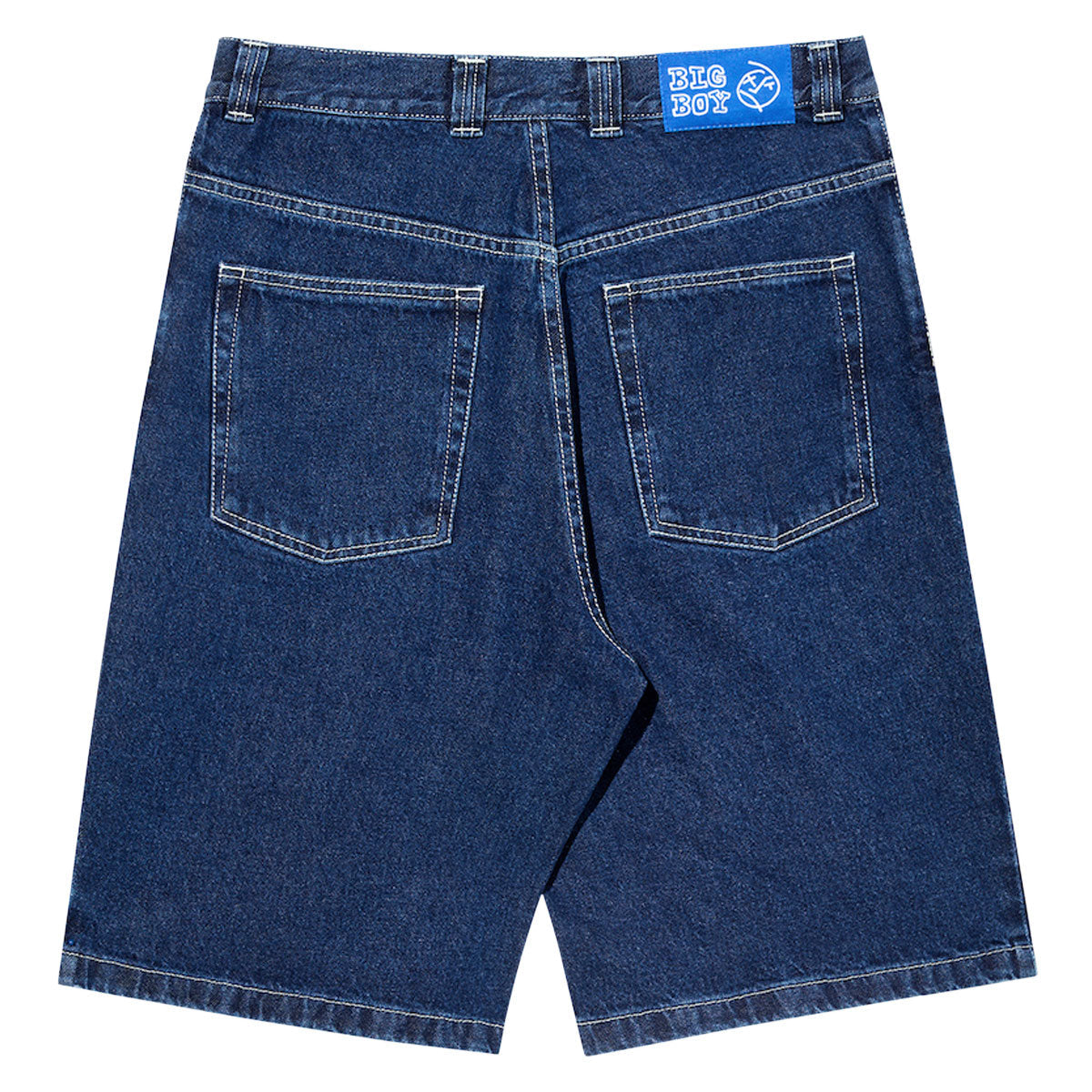 Polar Big Boy Shorts - Dark Blue/White Stitching image 2