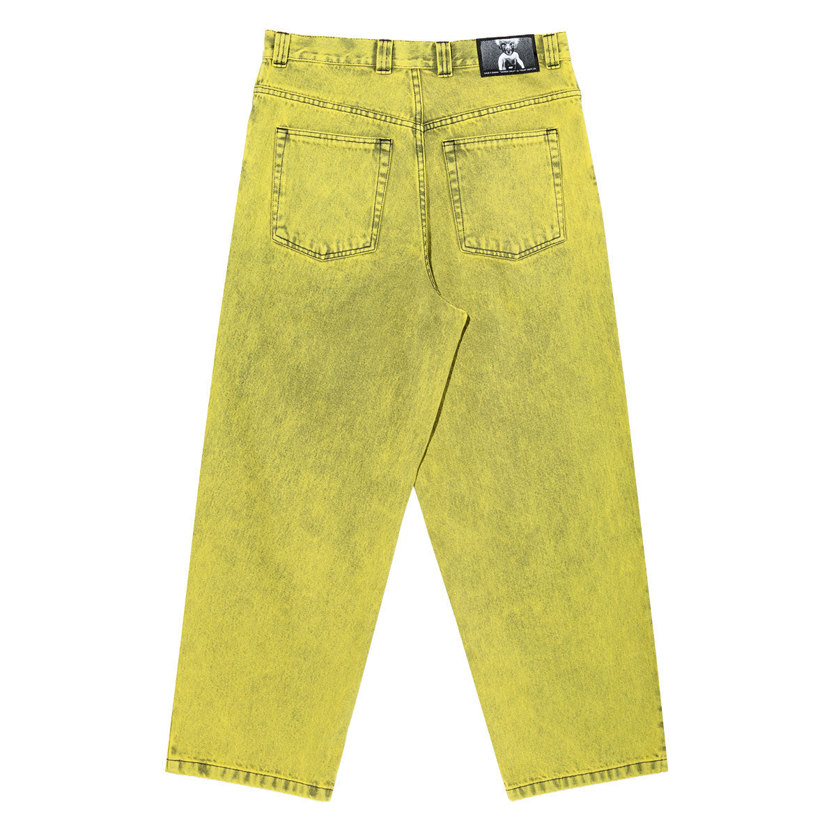 Polar Demon Child Big Boy Jeans - Lemon Black image 2