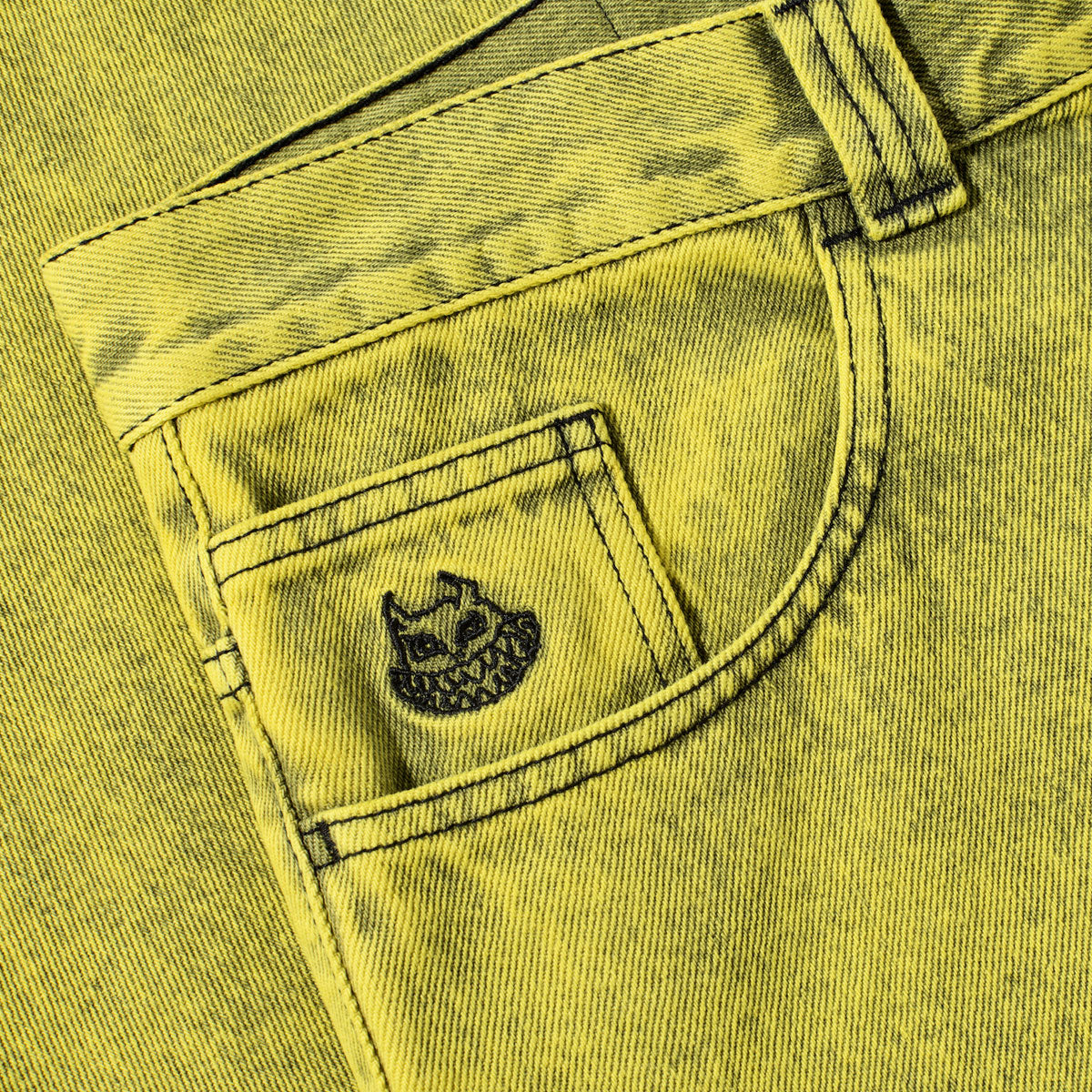Polar Demon Child Big Boy Jeans - Lemon Black image 3