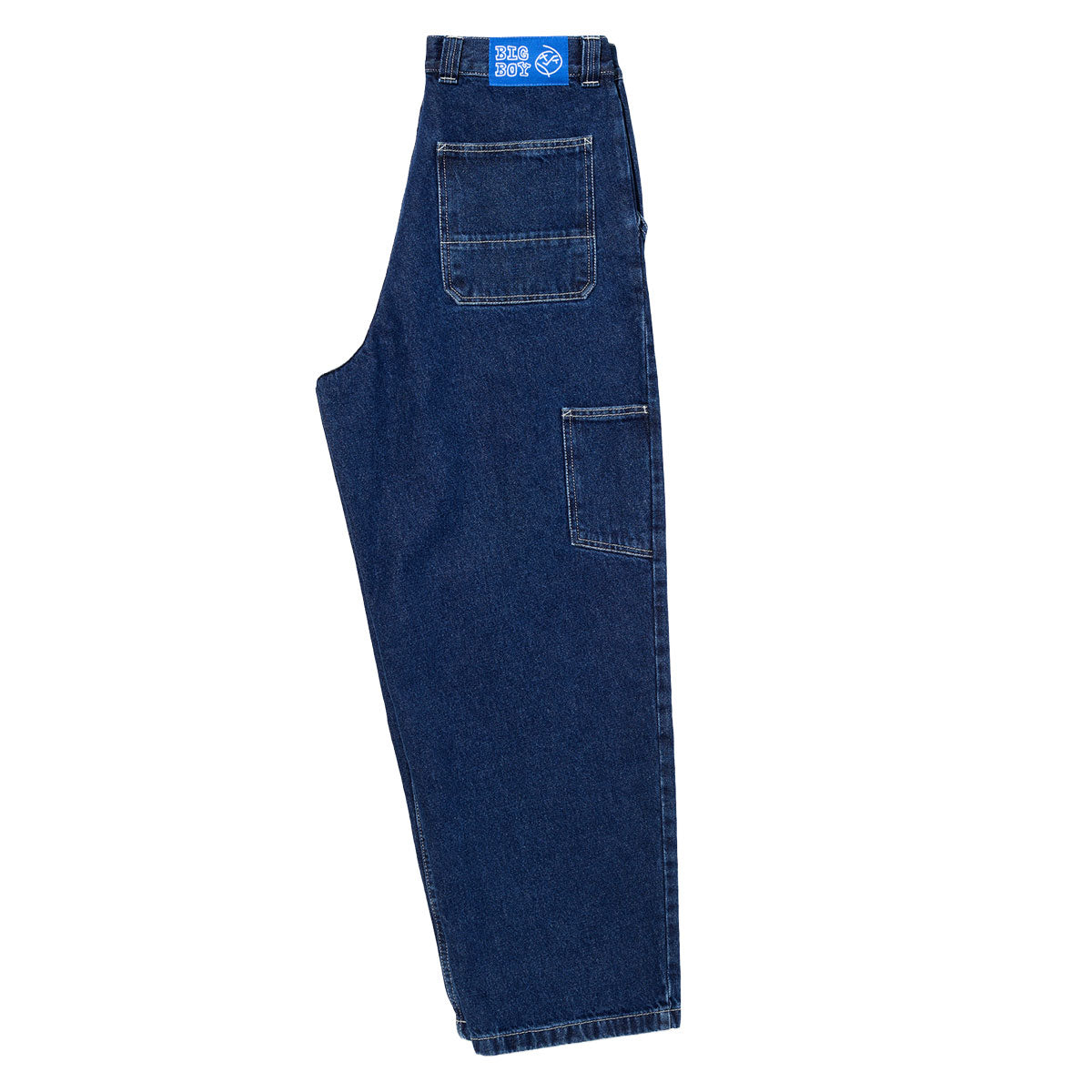Polar Big Boy Work Pants - Dark Blue/White Stitching image 5