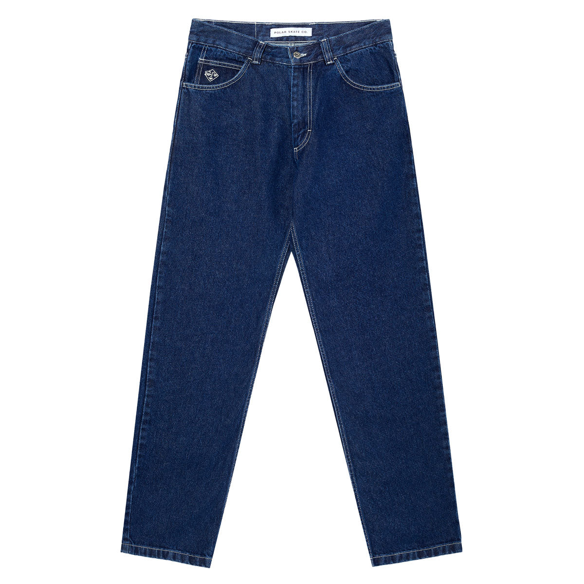 Polar 89! Denim Jeans - Dark Blue/White Stitching image 1