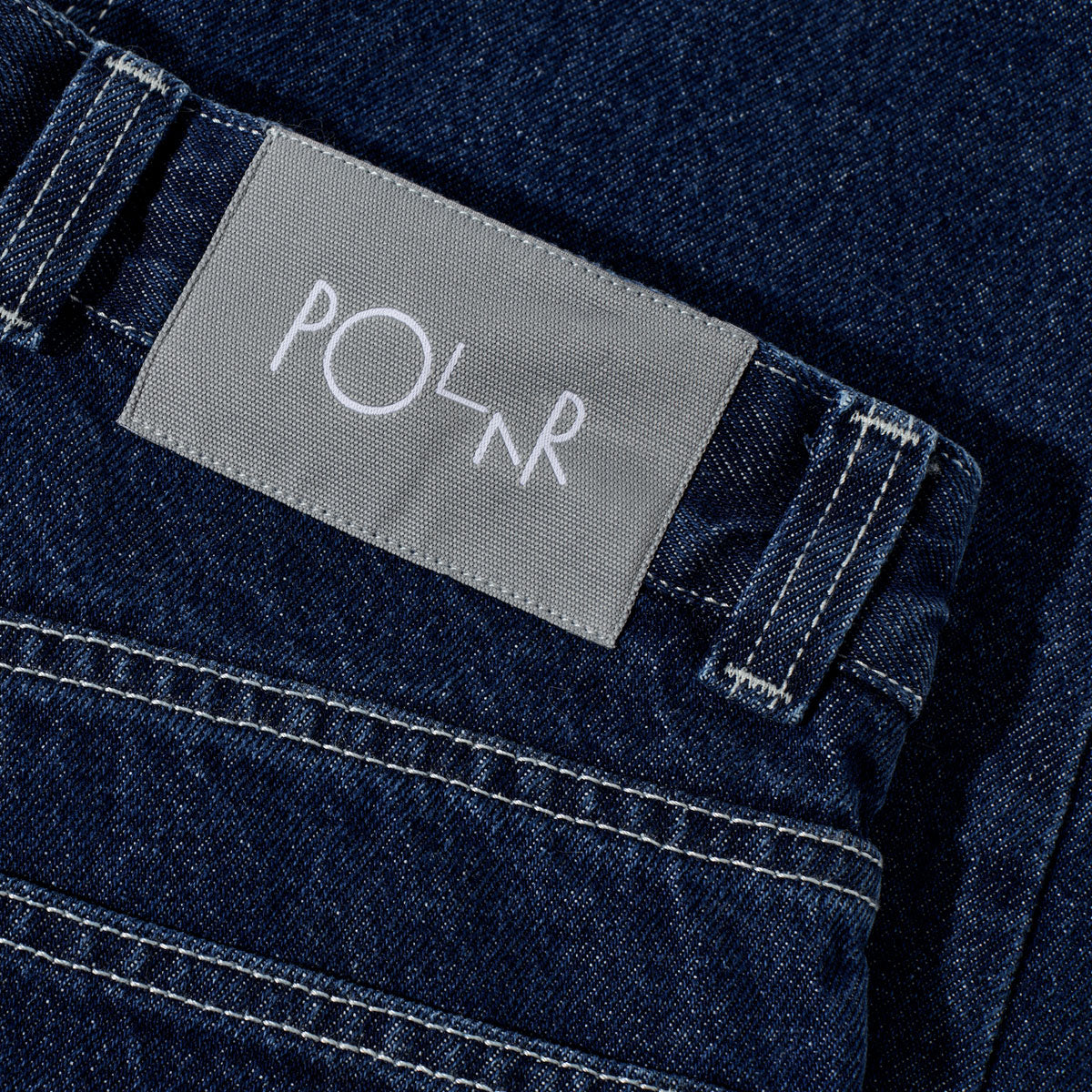 Polar 89! Denim Jeans - Dark Blue/White Stitching image 3