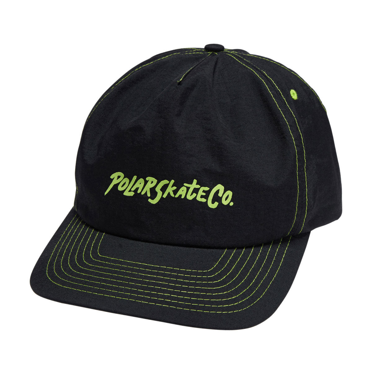 Polar Earl Hat - Black/Lime image 1