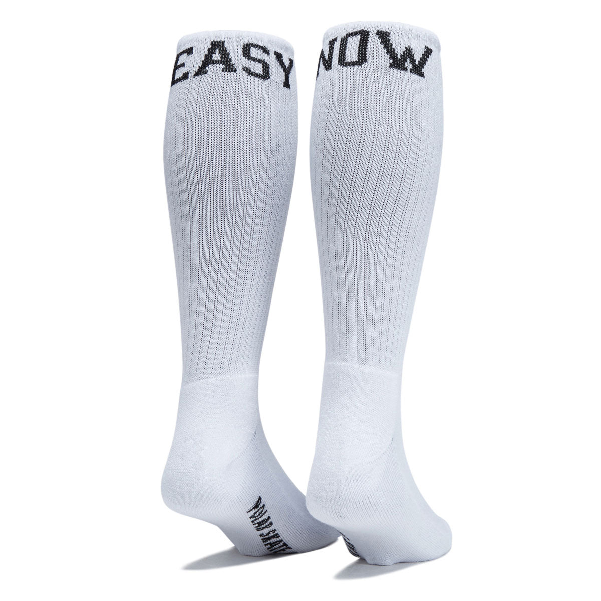 Polar Easy Now Long Rib Socks - White image 2