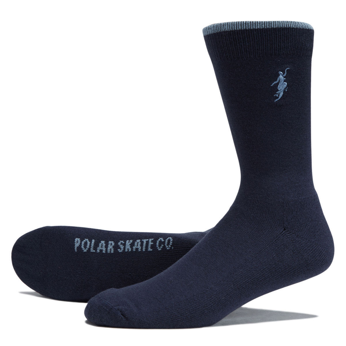 Polar No Complies Forever Business Socks - Navy/Light Blue image 2