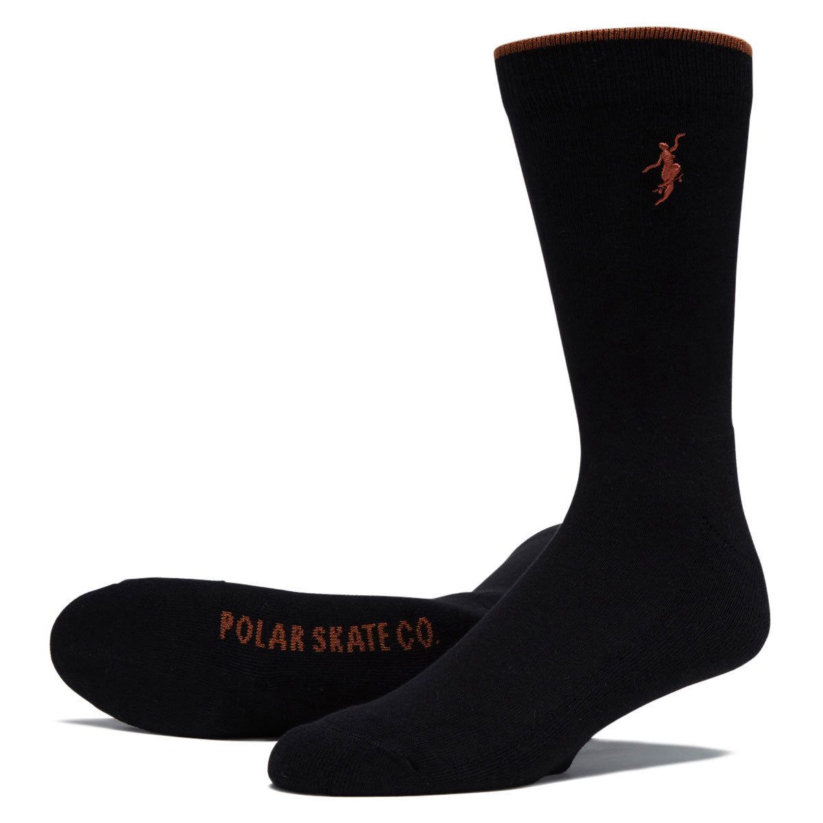 Polar No Complies Forever Business Socks - Black/Caramel image 2