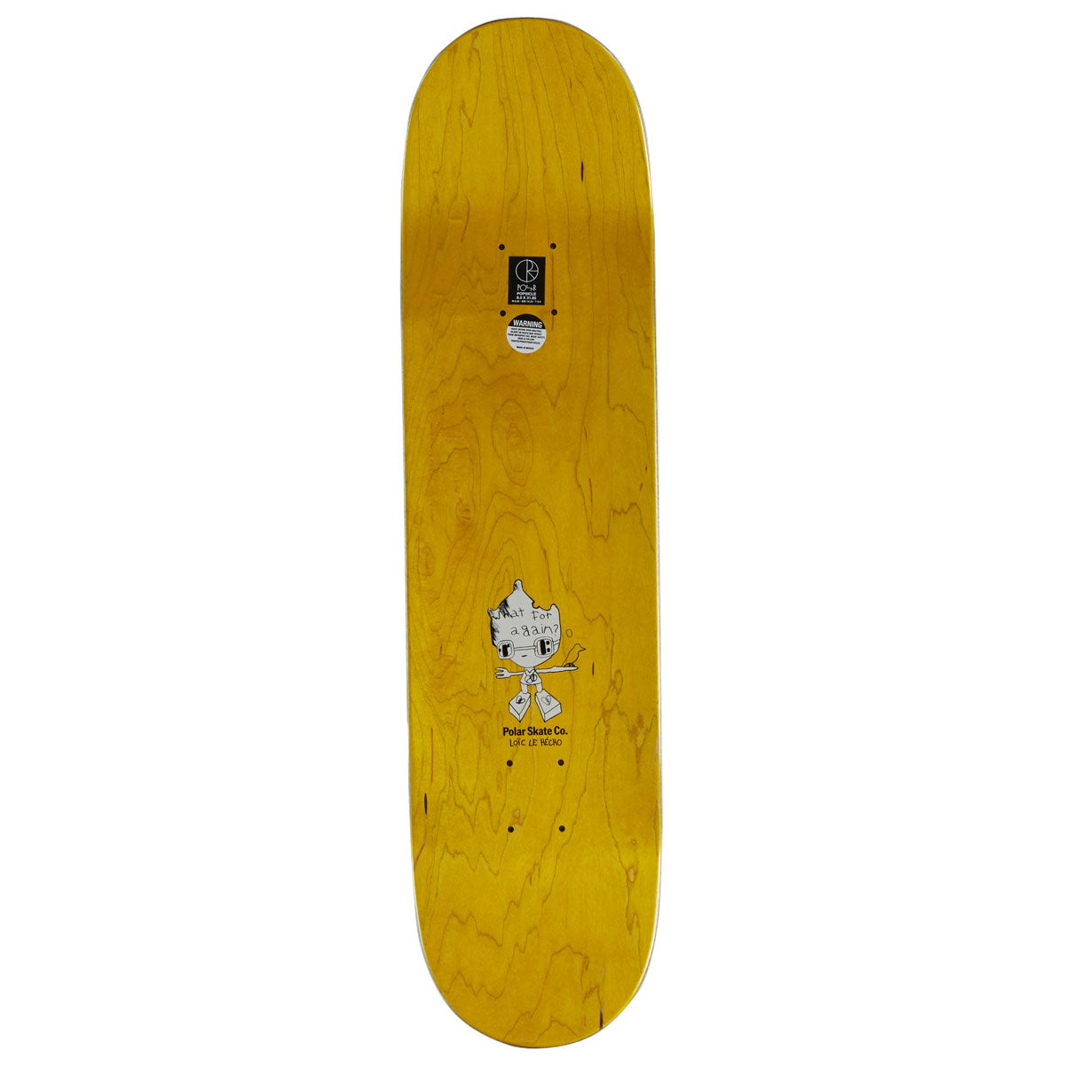Polar Oski I Think You Perfect Skateboard Complete - Yellow - 8.00