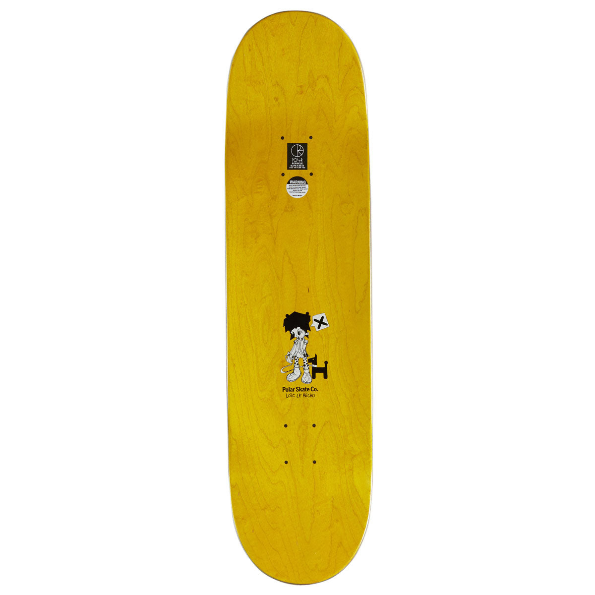Polar Aaron Herrington Fear Eats The Soul Skateboard Deck - 8.375