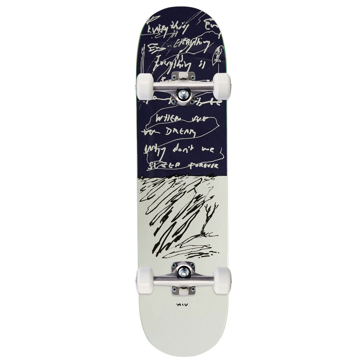 Polar Team Alv Sleep Forever Skateboard Complete - 8.00