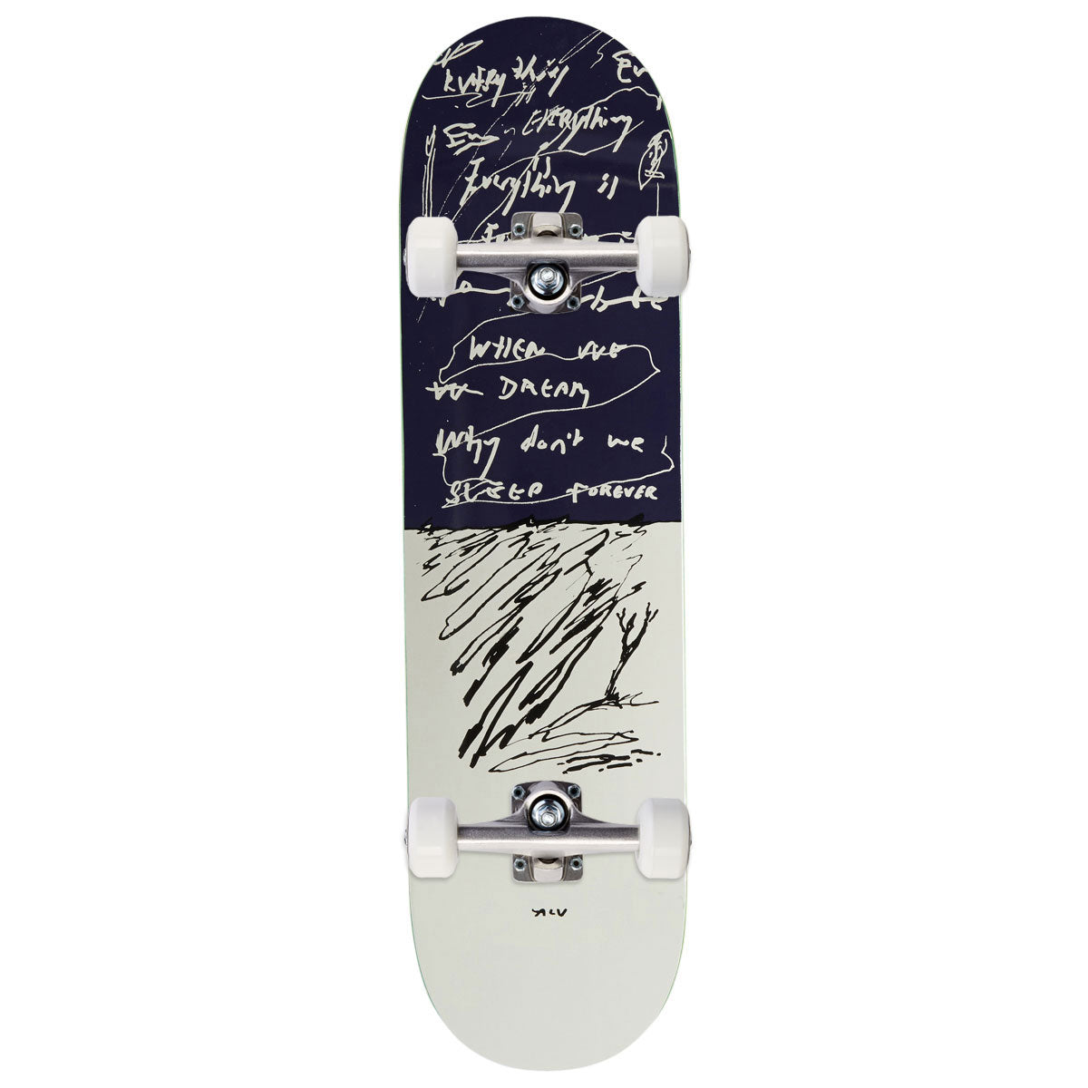 Polar Team Alv Sleep Forever Skateboard Complete - 8.25