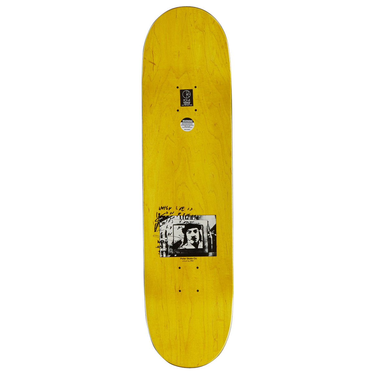 Polar Alv Markisches Museum Skateboard Deck - 8.25