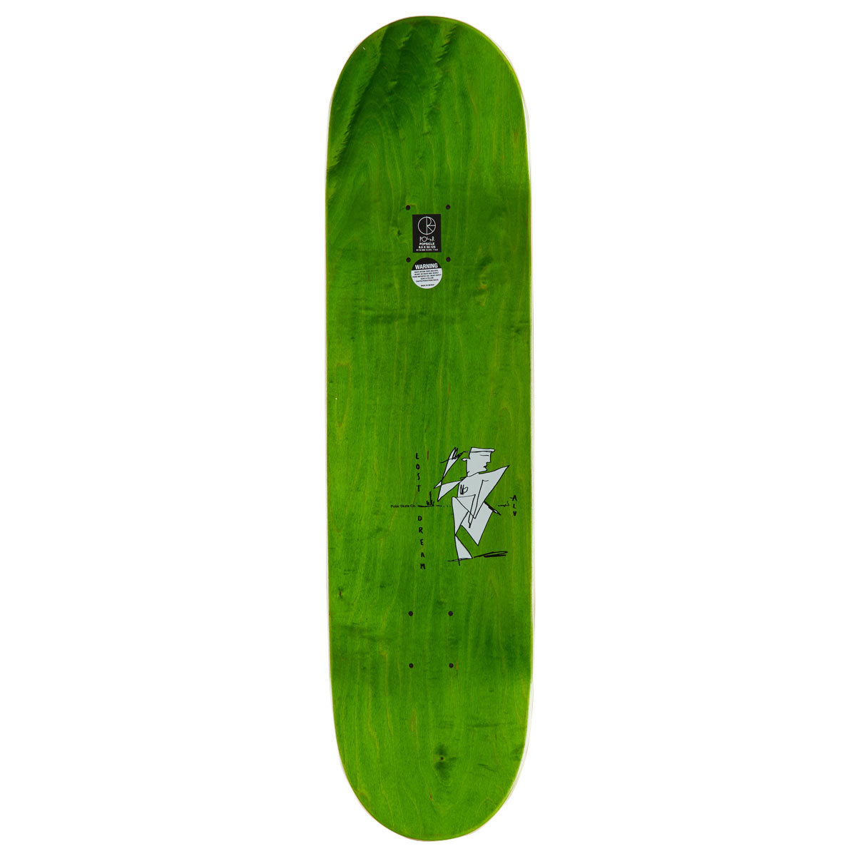 Polar Team Alv Still Pushing Skateboard Complete - 8.50