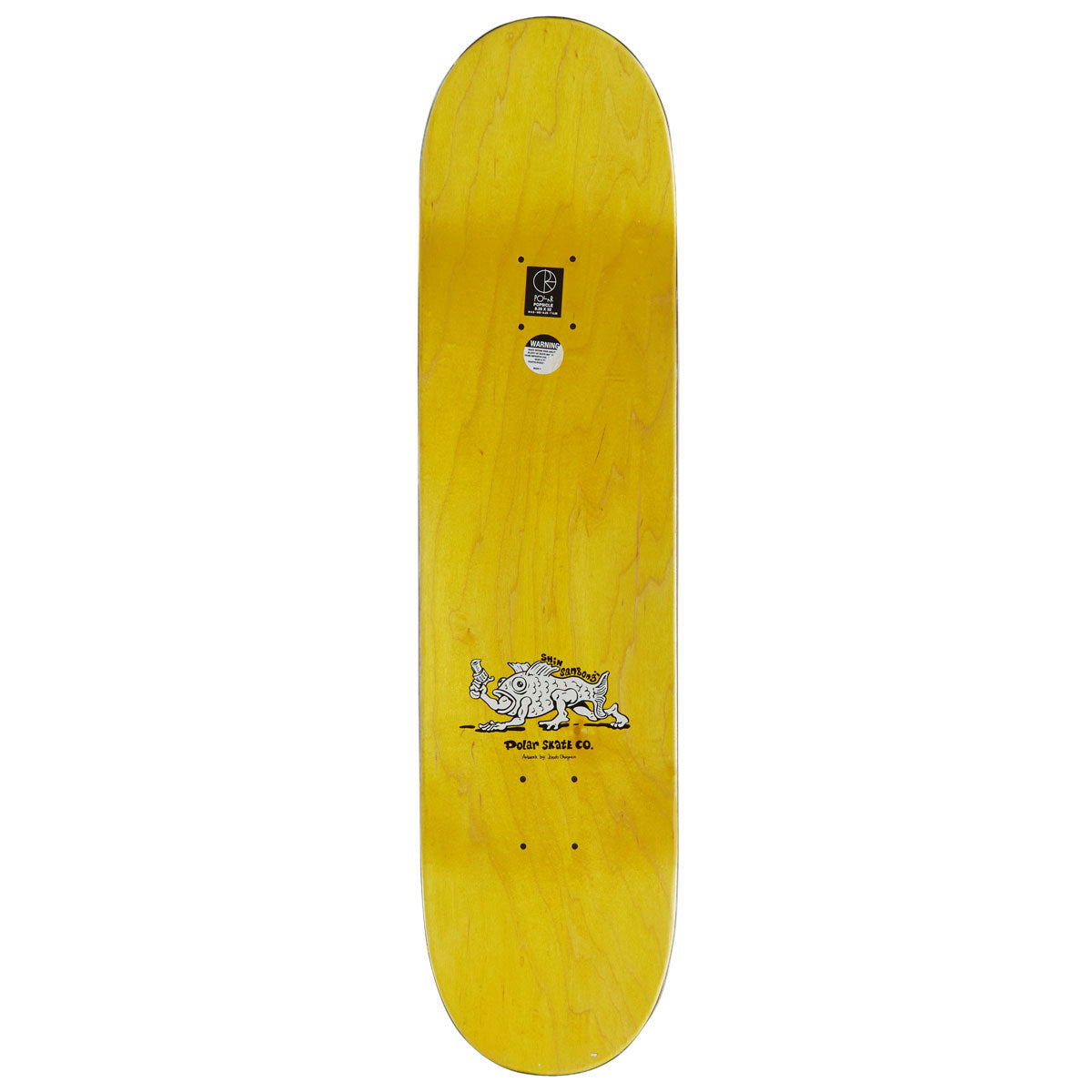 Polar Shin Sanbongi Bongi Boy Skateboard Complete - Yellow - 8.25