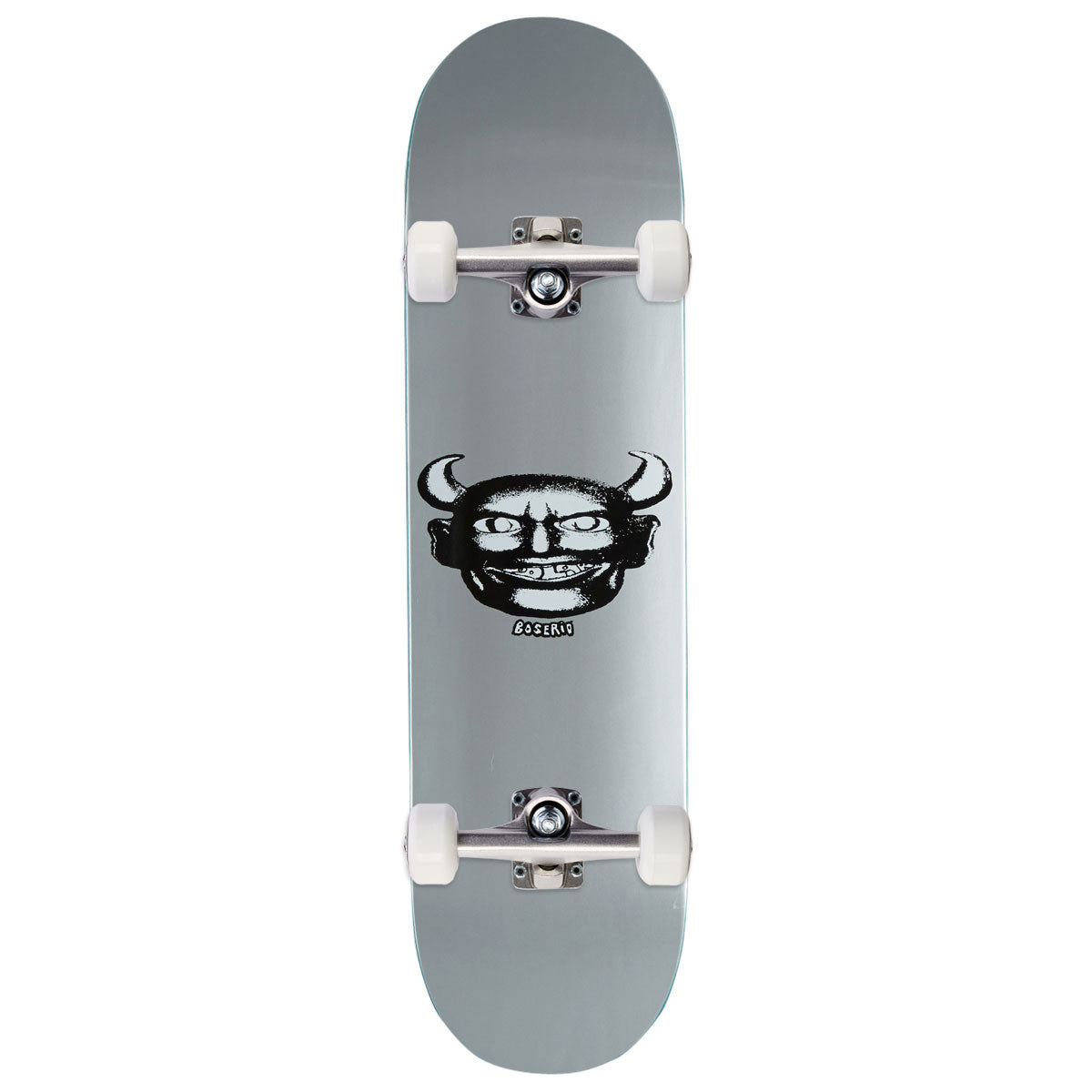 Polar Nick Boserio Silver Devil Skateboard Complete - 8.25