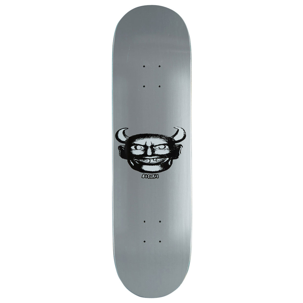 Polar Nick Boserio Silver Devil Short Shape Skateboard Deck - 8.50