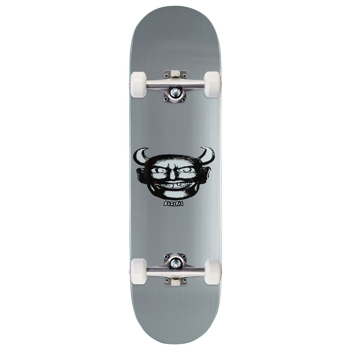 Polar Nick Boserio Silver Devil Short Shape Skateboard Complete - 8.50