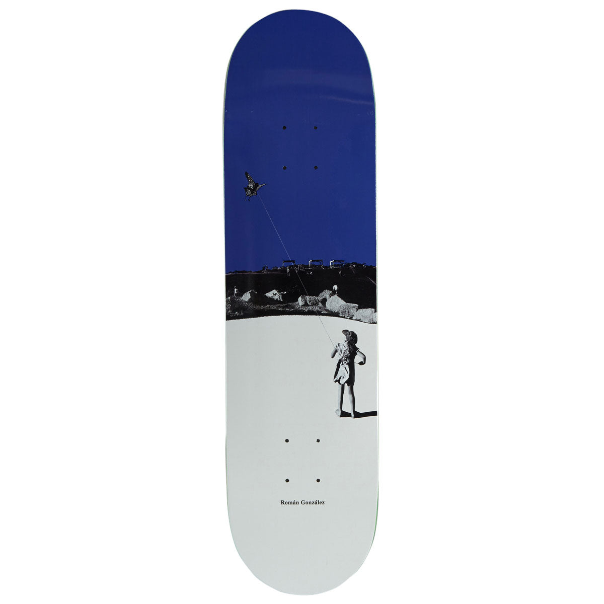 Polar Roman Gonzalez Kite Skateboard Deck - Blue - 8.125