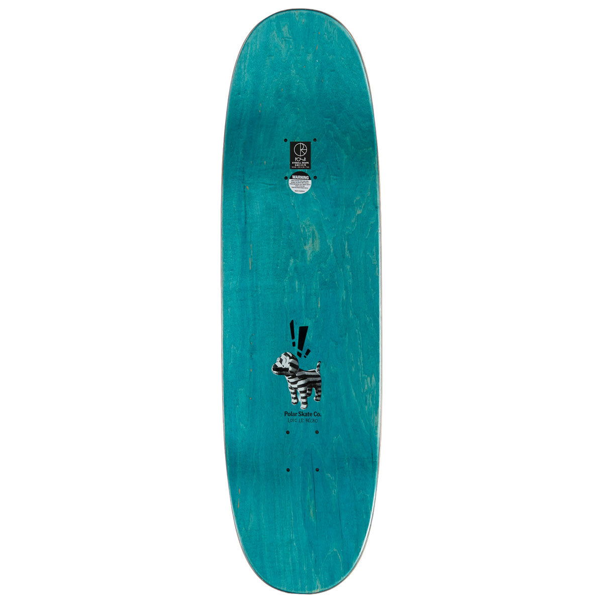 Polar Jamie Platt My Music Eyeball Shape Skateboard Deck - 8.85