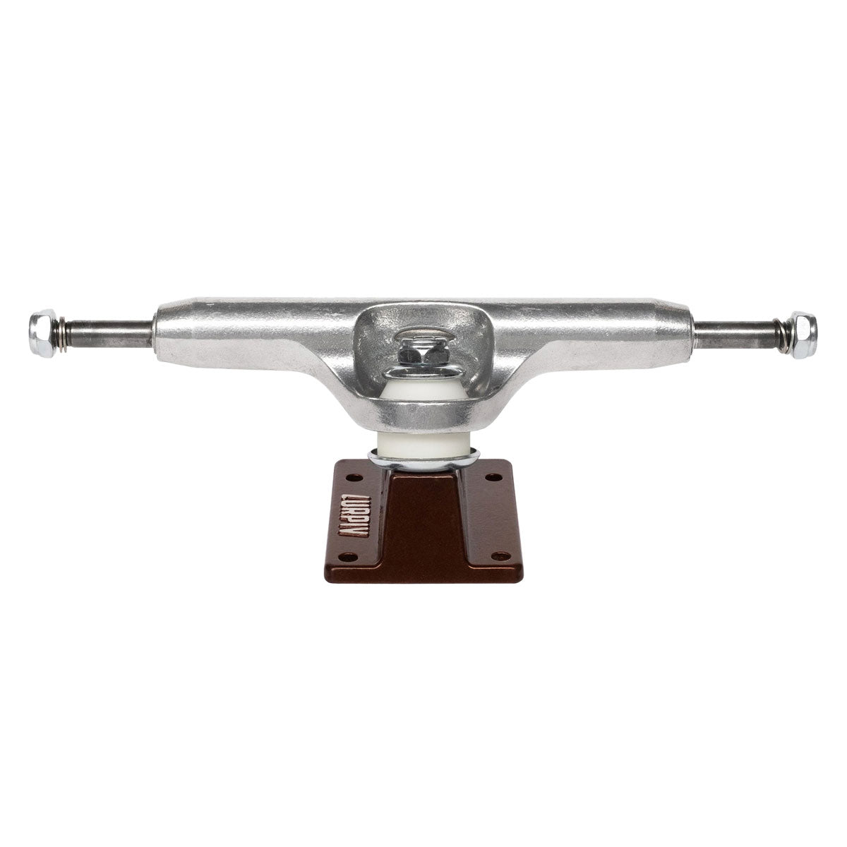 Lurpiv 3 Skateboard Trucks - Polished/Brown - 145mm image 2