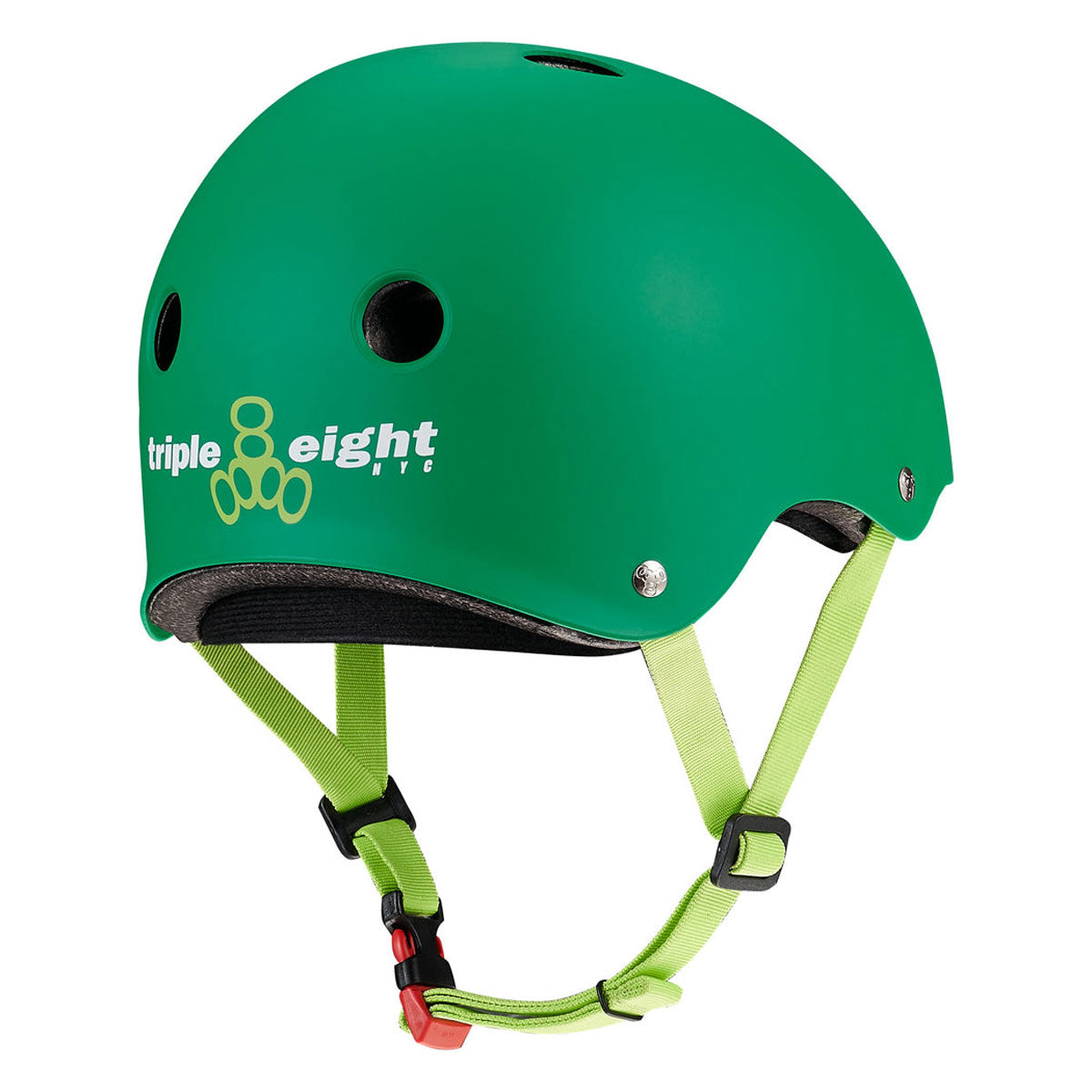 Triple Eight The Certified Sweatsaver Helmet - Kelly Green Matte image 2